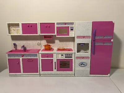 Buy Goldlok Toys Geoffrey Inc Barbie Size Kitchen Set 3 Piece Fridge Sink Oven Stove • 38.02£