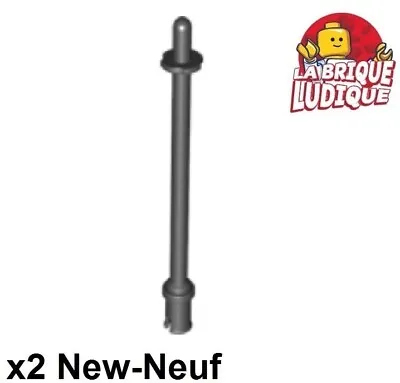 Buy LEGO 2x Technic Bar Bar Ski Stick Rod 8L 8 Long Black/Black 2714b NEW • 1.12£