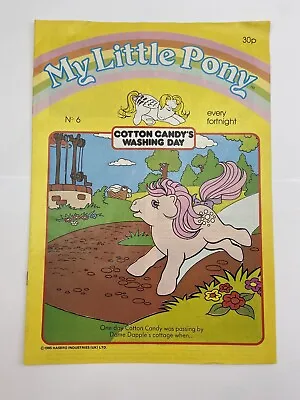 Buy Vintage My Little Pony G1 Comic Magazine UK Hasbro 1985 Issue No 6 Cotton Candy • 4.99£