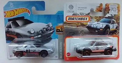 Buy 2x Porsche Rally Cars 1/64: Matchbox + Hot Wheels. Mint And Unopened!! • 9.95£