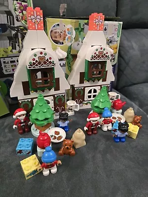 Buy LEGO Duplo 10976: Gingerbread House Complete Set X 2 • 26.99£