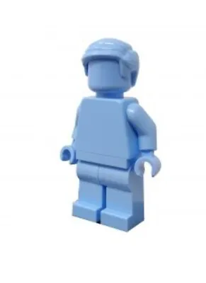 Buy Lego Everyone Is Awesome Bright Light Blue Monochrome Minifigure New • 6.65£