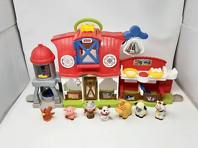 Buy Fisher Price Little People Caring For Animals Farm With Lights & Sounds • 18£