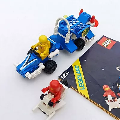 Buy LEGO Vintage Classic Space 6874 Moon Rover 100% Complete W Instructions • 26.95£