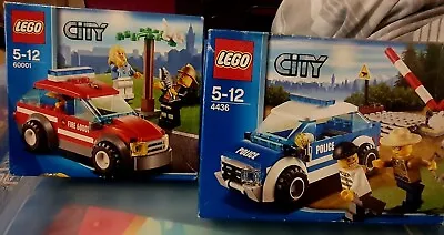 Buy Lego City: Fire (60001) & Police (4436) 100% Complete, Boxes, Stickered, Manuals • 12.99£