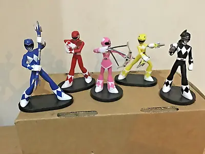 Buy Full Set Of All 5 Power Rangers Mighty Morphin 4  Funko Statue Figures V.VGC • 12.99£