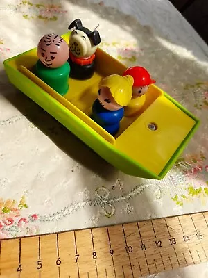 Buy Fisher Price Little People Vintage Boat Rare With Wood Dog Family  • 12.90£
