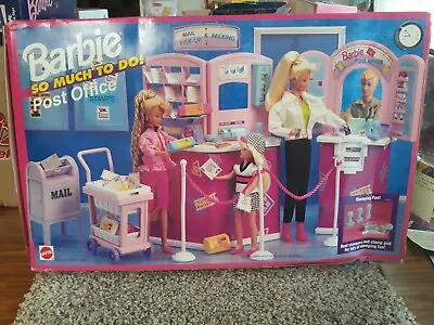 Buy 1995 Barbie  So Much To Do Post Office  Playset - Rare, HTF - NEW SEALED  • 152.22£