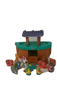 Buy Vintage Fisher Price Little People 2002 Noahs Ark Playset And Animals • 9.50£