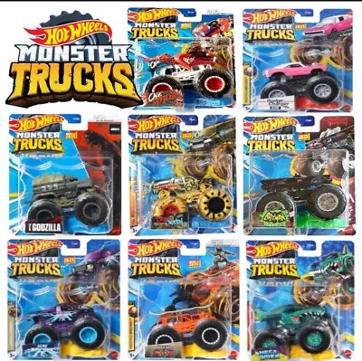 Buy Hot Wheels Monster Trucks 2023 1:64 Scale Diecast Collectible Car Vehicles • 5.99£