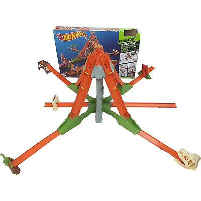 Buy Hot Wheels Volcano Blast Track Builder Track Set Epic Race Connect Cars Mountain • 44.99£