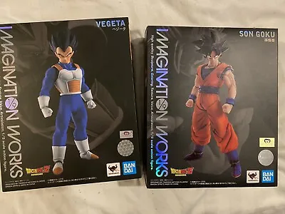 Buy Imagination Works Goku & Vegeta Dragon Ball Figure NOT Figuarts • 150£