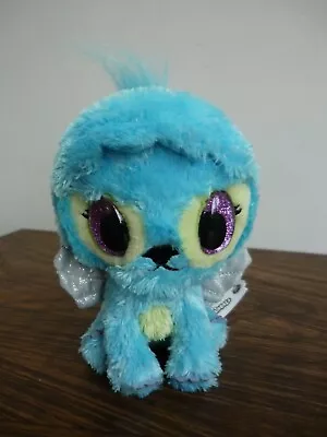 Buy Hatchimals Cute Soft Plush Blue Toy Sparkly Purple Eyes Silver Wings Animal 14cm • 12.99£