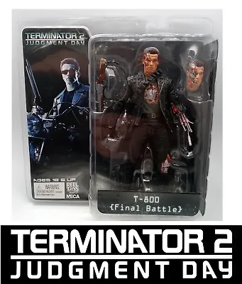 Buy NECA - Terminator 2 - T-800 Final Battle 7' (2009 Series 2) - RARE SEALED! • 100£