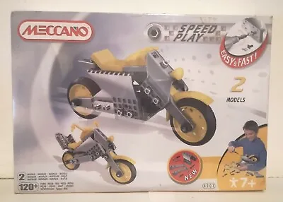 Buy Meccano Speed Play 2 Models Motorbikes - New And Sealed - Set Reference 4901 • 17£