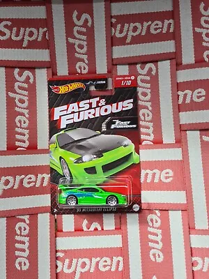 Buy Hot Wheels '15 Mitsubishi Eclipse Green The Fast And The Furious FAST & Furious  • 14.99£