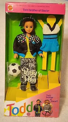 Buy **vintage** Party N Play Todd & Stacie Dol  1992 Mattel  • 70.87£