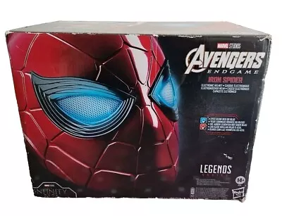 Buy New Marvel Legends Series Spider-Man Iron Spider Helmet Electronic Light Up • 65£