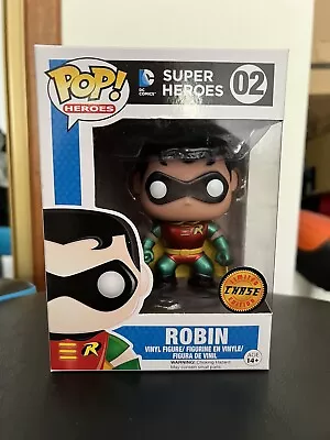 Buy Pop Vinyl 02 Dc Super Heroes Robin Limited Chase Edition • 10£