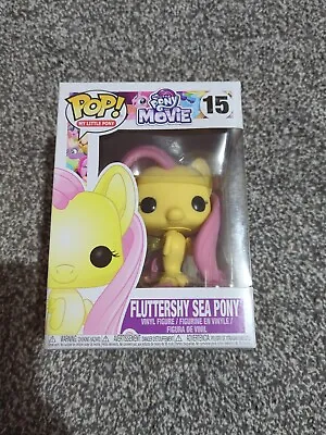 Buy Funko Pop! My Little Pony: MLP Movie - Fluttershy Sea Pony Action Figure #15 • 0.99£