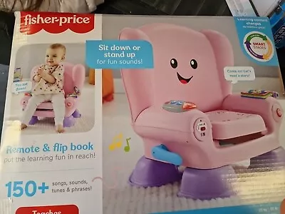 Buy Fisher-Price Smart Stages Chair, Pink, 150+ Songs, Sounds & Phrases Toy 12m+ • 44.99£