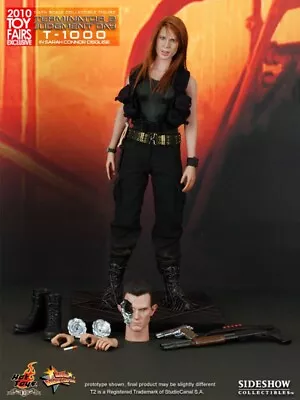 Buy Hot Toys Mms 125 Terminator 2 Mms125 T-1000 In Sarah Connor Disguise 1/6 T1000 • 427.38£