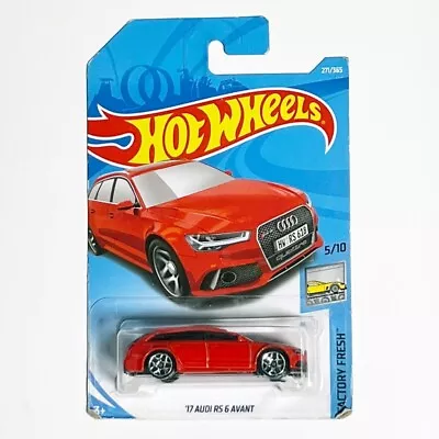 Buy Hot Wheels 17 Audi RS 6 Avant (Red) Factory Fresh • 10.39£