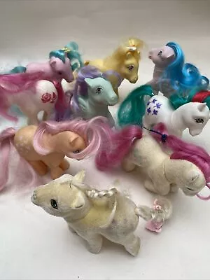 Buy Vintage My Little Pony Job Lot 1980s My Little Ponies X9 • 40£