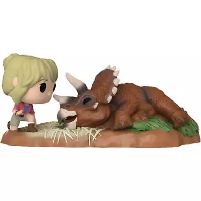Buy Jurassic Park Dr. Sattler With Triceratops US Exclusive Pop! Moment Figure • 43.28£