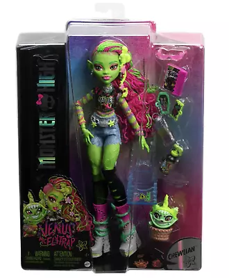Buy Mattel Monster High Venus McFlytrap Fashion Doll W Pet Chewlian Accessories New • 39.65£