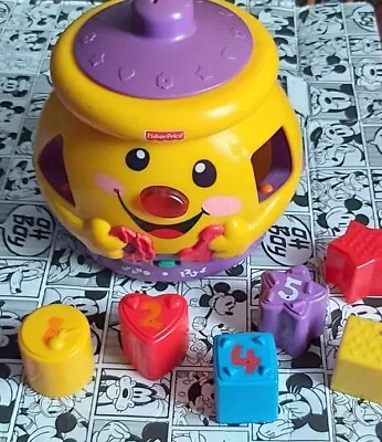 Buy Fisher-Price H8179 Laugh & Learn Cookie Shape Sorter Surprise & Sings! Clean. • 12£