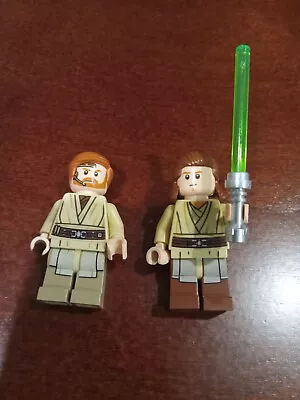 Buy LEGO Star Wars Minifigures Obi-Wan Kenobi Headset & Qui-Gon Jinn Sw810, 75169 • 8.03£