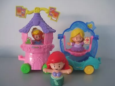 Buy Fisher Price Little People Disney Princess Play & Go Floats Parade • 9.99£