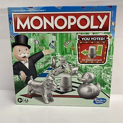 Buy Monopoly Classic Board Game Hasbro New & Sealed • 18.99£