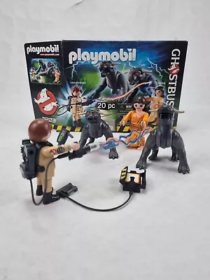Buy Playmobil 9223 Complete Ghostbusters Venkman, Dana, Terror Dogs RARE, Boxed • 32.99£