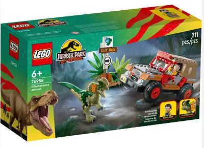 Buy LEGO Jurassic Park: Dilophosaurus Ambush (76958) Sealed. Perfect Gift. • 21.85£