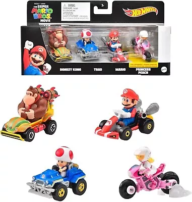 Buy Hot Wheels The Super Mario Bros. Movie Jungle Kingdom Raceway Playset 4 Pack • 29.99£