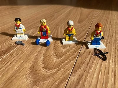Buy 4 LEGO Team GB London Olympics 2012 Mini-figure Used ( 8909 ) • 33.50£