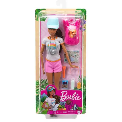 Buy Barbie Hiking Doll Brunette With Puppy Adventuure New Boxed Kids Toy Mattel • 16.99£