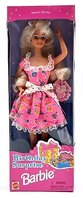 Buy 1996 Birthday Surprise Barbie Doll / Special Edition / Mattel 16491, NrfB • 46.16£