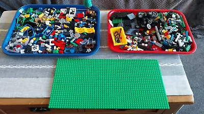 Buy LEGO  :  MIXED BAG  - 920 Grams Plus BASE BOARD 28 X 56 DOTS  (B & M Brand) • 7£