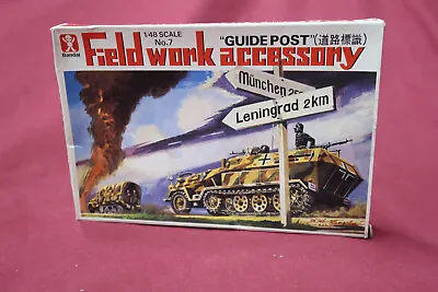Buy Bandai 1:48 Field Work Accessory No.7 Guide Post Signs German WW2 Plastic Kit • 6.99£