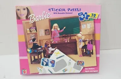 Buy 70 Piece Teacher Classroom Barbie Sticker Puzzle With Reusable Stickers 42588 • 28.94£