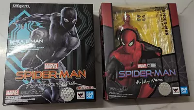 Buy SH Figuarts Spider Man Upgraded Suit No Way Home & Stealth Suit Far From Home • 85£