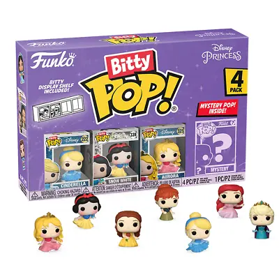 Buy Funko Bitty POP! Cinderella Disney Princess 4-Pack Vinyl Figures New • 14.55£