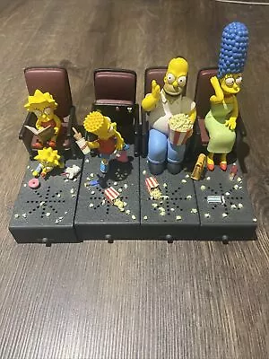 Buy 2007 The Simpsons Movie Mayhem: Bart Homer Marge Lisa Lot Of 4 Figures • 49£