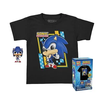 Buy Funko Pocket POP! & Tee: Sonic - For Children And Kids - Flocked - Medium - Soni • 25.99£