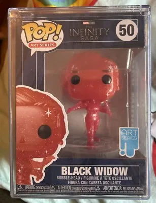 Buy #50 Black Widow Art Series Marvel The Infinity Saga Funko POP With Hard Case • 12.99£