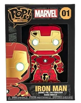 Buy Funko Pop Pin Marvel Iron Man 01 New Sealed • 16.95£