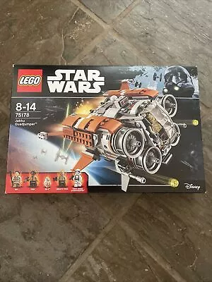 Buy Lego 75178 Star Wars Jakku Quadjumper 100% - Inc All Mini Figs + Box & Instrucs • 39£